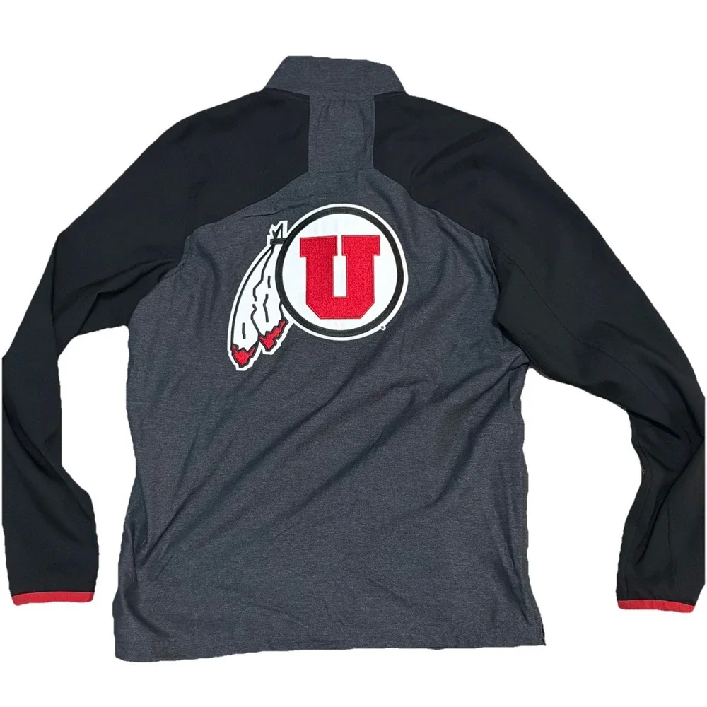 Under Armour Utah Utes 1/4 Zip All Season Gear Loose Men's Small‎ Pullover